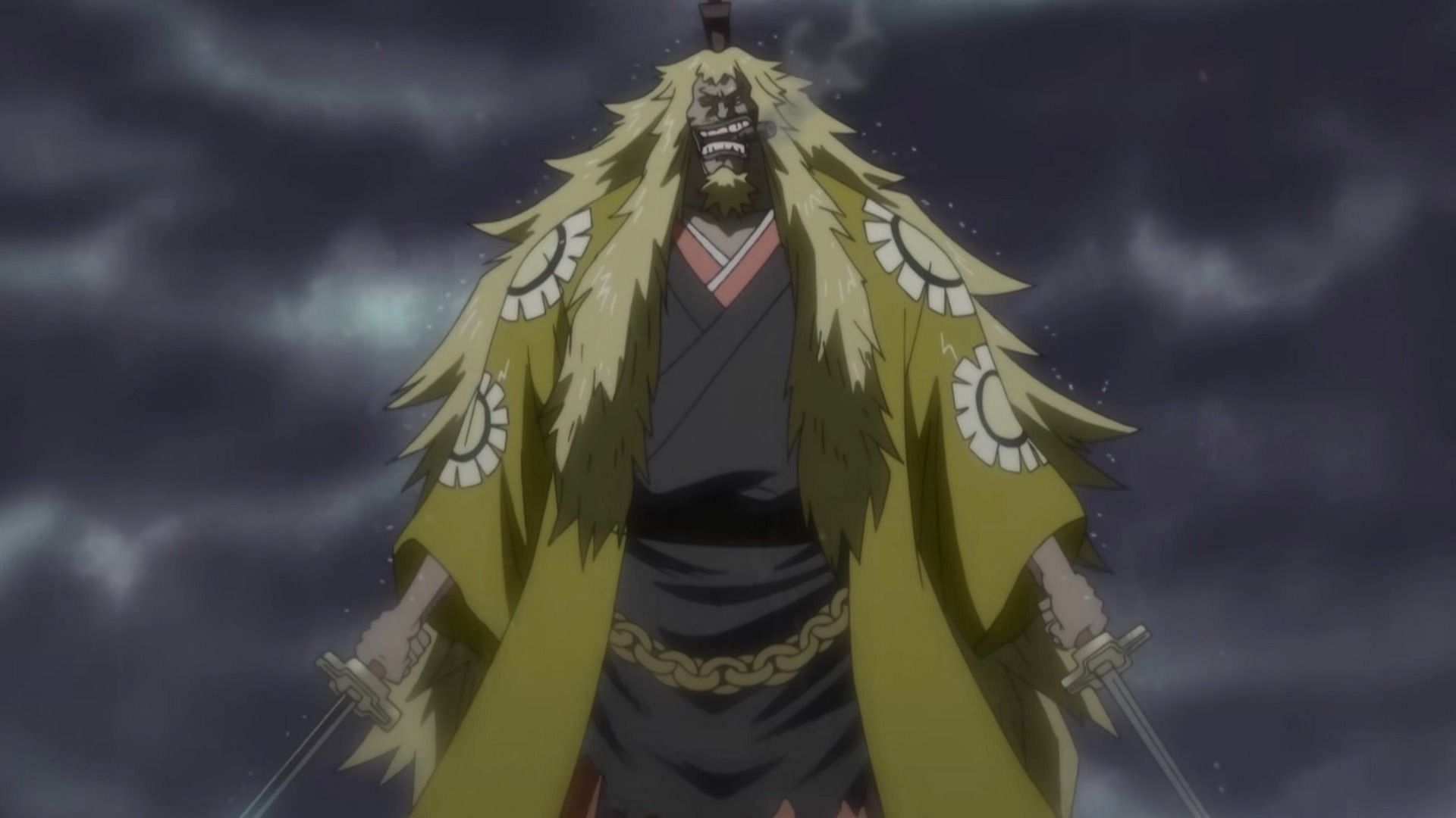 Chapter 1154 marks the first canon appearance of Shiki the Golden Lion (Image via Toei Animation)